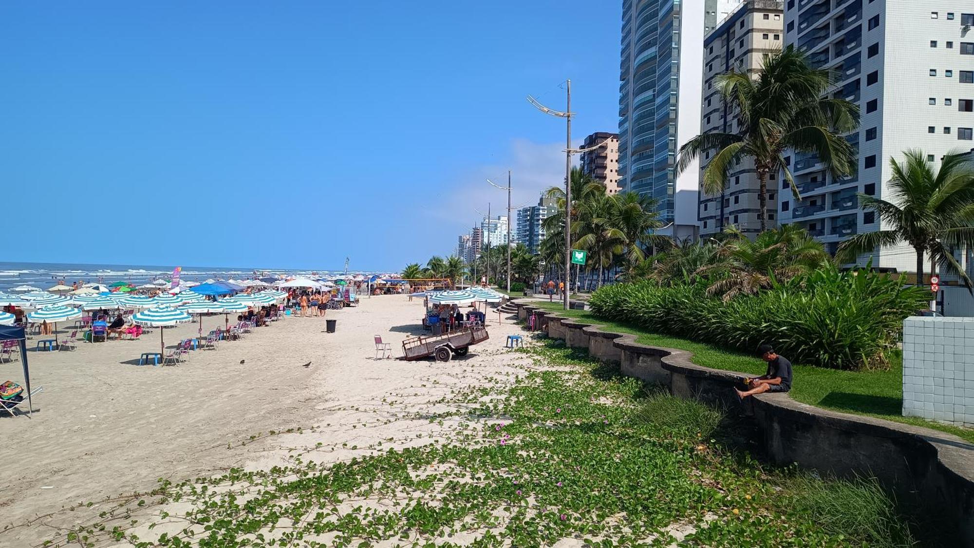 Apartamento Pe Na Areia Vila Caicara Praia Grande Dış mekan fotoğraf